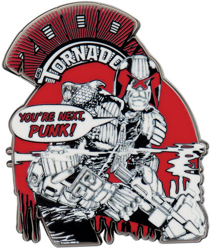 2000 Ad Judge Dredd Youre Next Punk Pin Badge - 2000 Ad Judge Dredd Youre Next Punk Pin Badge - Collectibles