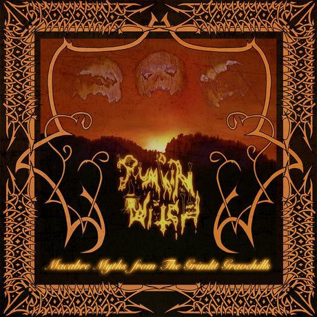 the album cover for Pumpkin Witch - Macabre Myths from The Grimlit Gravehills