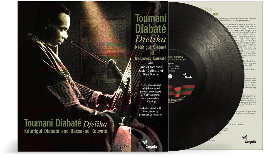 the album cover for Toumani Diabate - Djelika