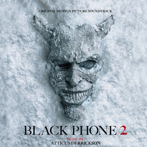 the album cover for Atticus Derrickson  (Blue) (Colv) (Gate) (Wht) - Black Phone 2 - O.S.T. (Blue) [Colored Vinyl] (Gate) (Wht)
