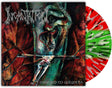 the album cover for Incantation - Onward To Golgotha -  [Three Color Stripe with Splatter LP]