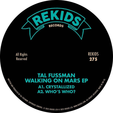 the album cover for Tal Fussman - Walking On Mars (Ep)