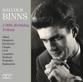the album cover for Malcolm Binns - Malcolm Binns - A 90th Birthday Tribute