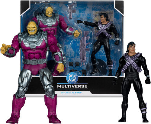 Dc Multiverse 7in W/ Megafig 2pk Mongul V Superman - Dc Multiverse 7in W/ Megafig 2pk Mongul V Superman - Collectibles