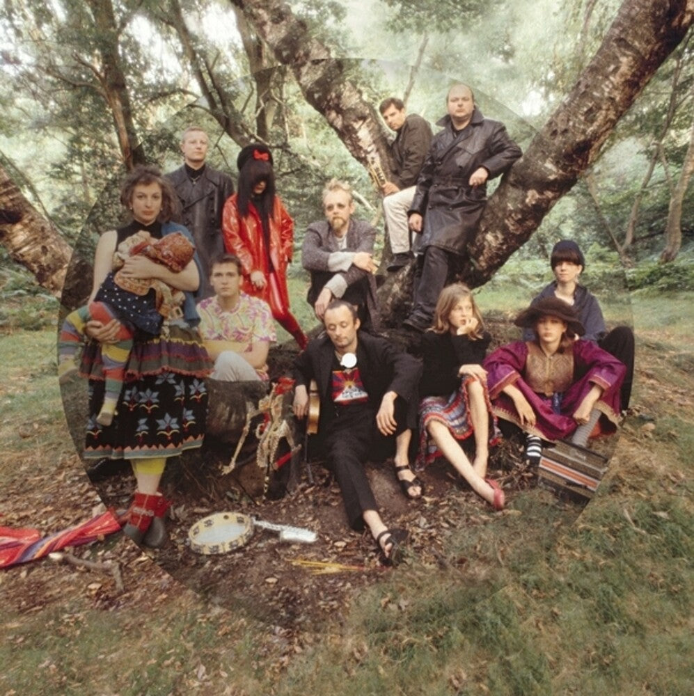 the album cover for Current 93 - Earth Covers Earth [Colored Vinyl] (Pict)