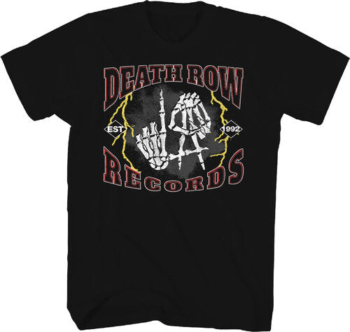 Death Row Records La Fingers T-shirt Lrg Blk - Death Row Records La Fingers T-shirt Lrg Blk - Apparel