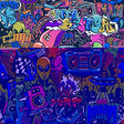 the album cover for Gettoblaster - Acid Ice Cream