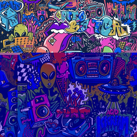 the album cover for Gettoblaster - Acid Ice Cream