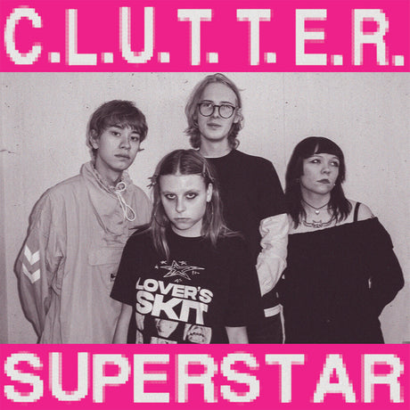 the album cover for Clutter - C.L.U.T.T.E.R. / Superstar [Colored Vinyl] (Purp)