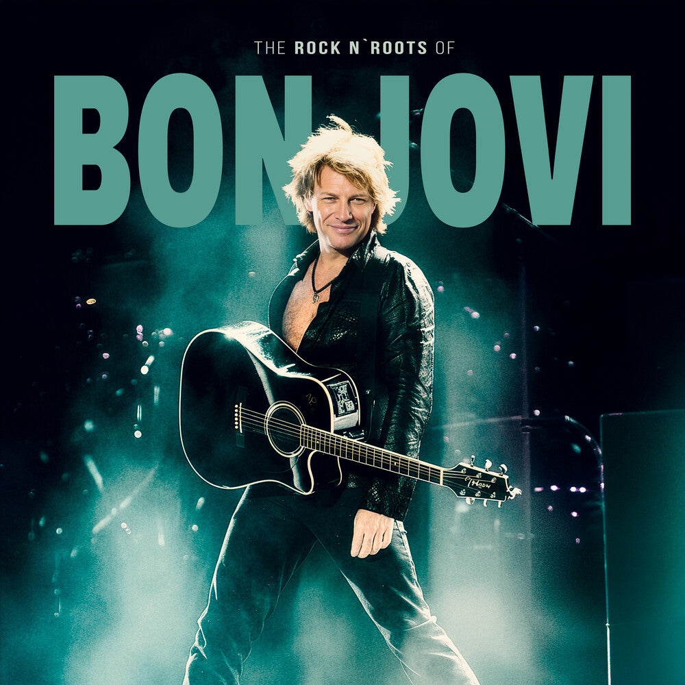 the album cover for Bon Jovi - Rock N Roots Of [Clear Vinyl] (Grn)