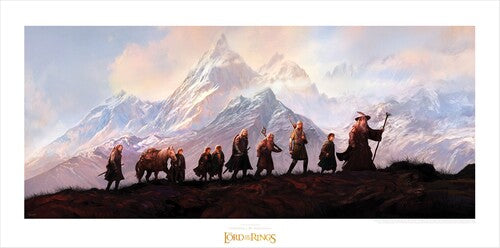 Art Print- The Fellowship Of The Ring Anniversary - Art Print- The Fellowship Of The Ring Anniversary - Collectibles