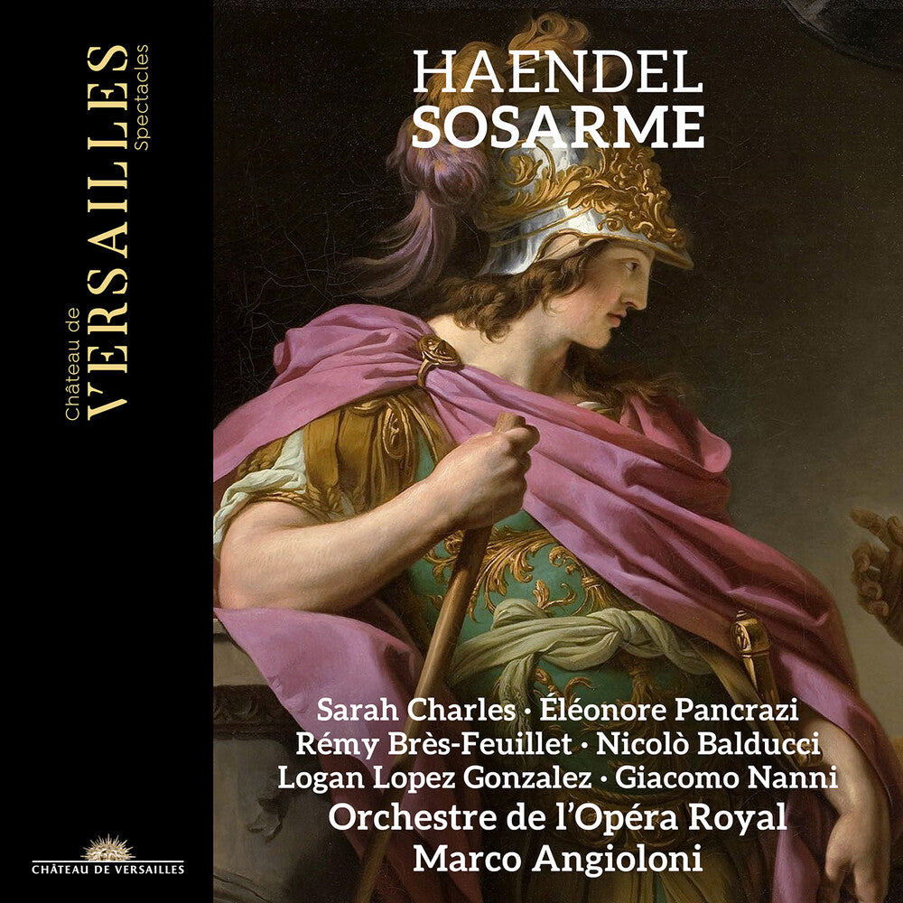the album cover for Marco Angioloni - Handel: Sosarme
