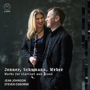 the album cover for Jean Johnson - Jenner Schumann & Weber: Works For Clarinet