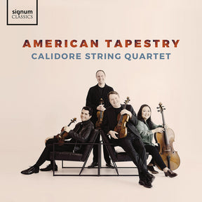 the album cover for Calidore Quartet - American Tapestry