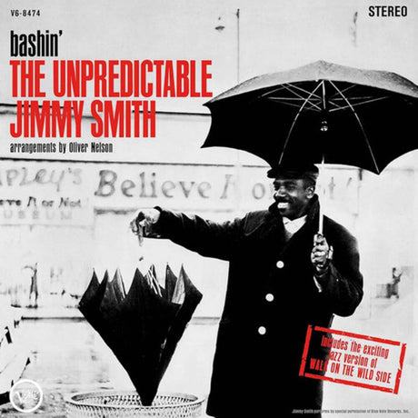 the album cover for Jimmy Smith - Bashin: Unpredicable Jimmy Smith (Verve Acoustic)
