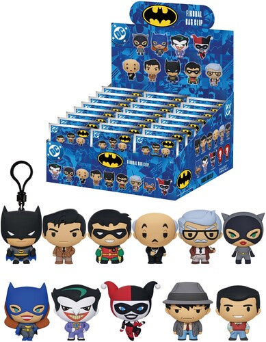 Batman Animated S1 - 24pc 3d Foam Bag Clip Blind B - Batman Animated S1 - 24pc 3d Foam Bag Clip Blind B - Collectibles