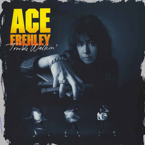 the album cover for Ace Frehley - Trouble Walkin' (Blue) [Colored Vinyl] (Gate) [Limited Edition]