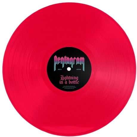 the album cover for Pentagram - Lightning In A Bottle [Colored Vinyl] (Pnk)