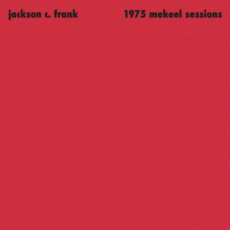 the album cover for Frank Jackson  C. - 1975 Mekeel Sessions