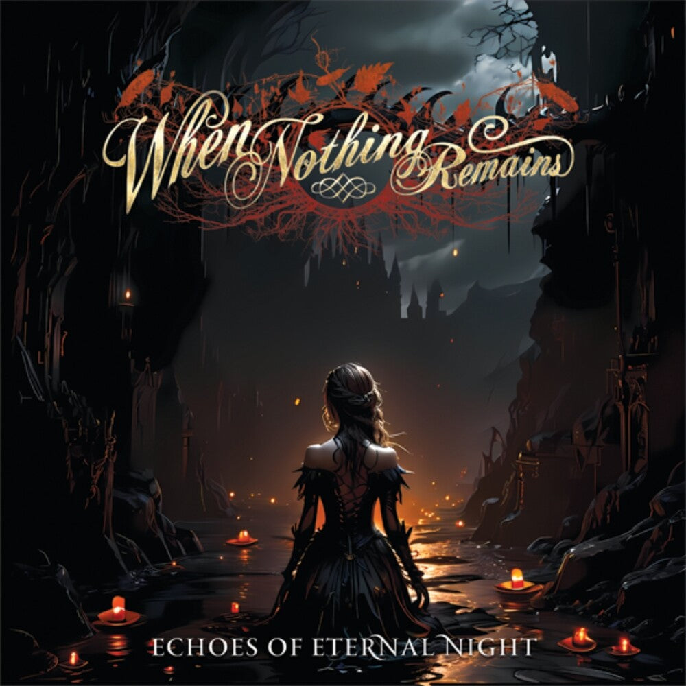 the album cover for When Nothing Remains - Echoes Of Eternal Night [Clear Vinyl] [Limited Edition] (Red)