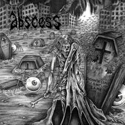 the album cover for Abscess - Horrorhammer