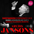 the album cover for Arvids Jansons - Shostakovich: Symphonies 5 & 9 (Live)