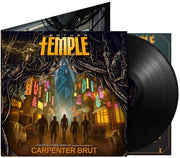 the album cover for Carpenter Brut - Leather Temple