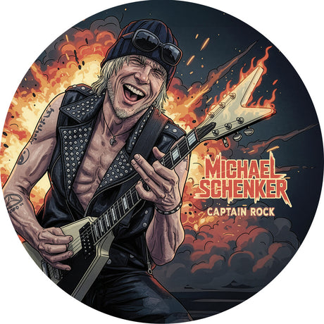 the album cover for Schenker, Michael - Captain Rock