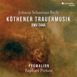 the album cover for Pygmalion / Raphael Pichon - Bach: Kothener Trauermusik Bwv 244a [Reissue]
