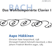 the album cover for Aapo Hakkinen - Das Wohltemperierte Clavier I