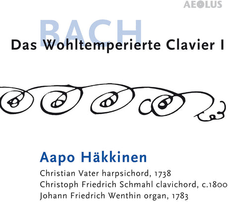 the album cover for Aapo Hakkinen - Das Wohltemperierte Clavier I