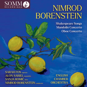 the album cover for Sarah Fox - Nimrod Borenstein: Con For Mandolin & Orch: