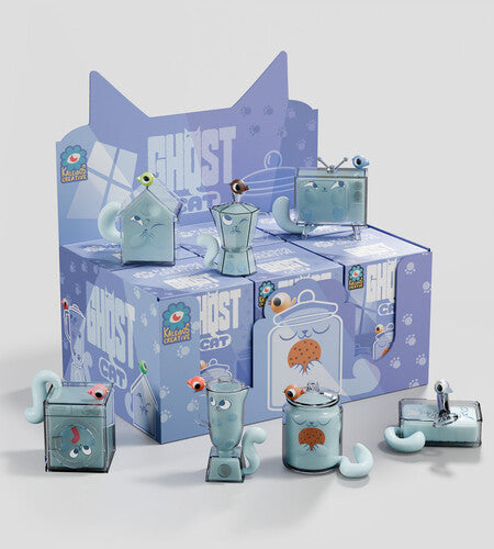 Kaleidos Creative - Ghost Cat Blind Box Series 1 With 6 Piece Pdq - Collectibles