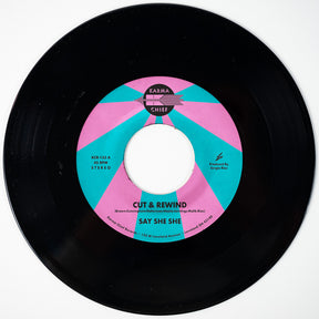 the album cover for Say She She - Cut & Rewind / Disco Life