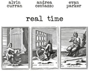 the album cover for Alvin Curran  / Centazzo,Andrea / Parker,Evan - Real Time