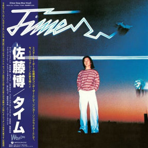 the album cover for Hiroshi Sato - Time (Blue) [Clear Vinyl]
