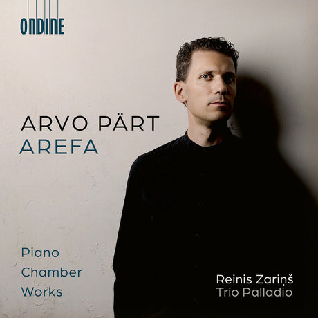the album cover for Reinis Zarins - Arvo Part: Arefa - Piano Chamber Works