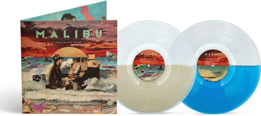 the album cover for Anderson .Paak - Malibu - 10 Year Anniversary [Water and Sand]