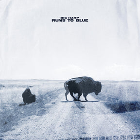 the album cover for Big Harp - Runs To Blue