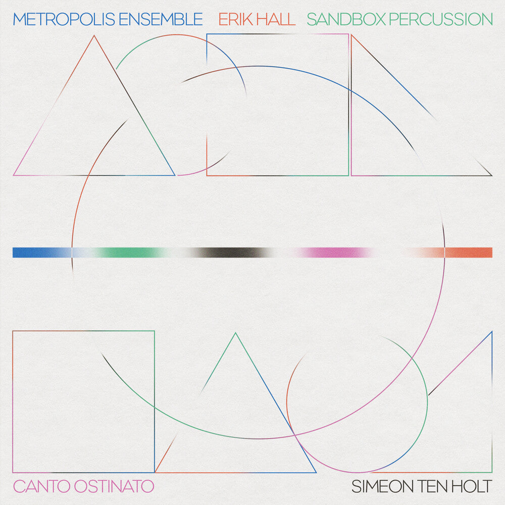 the album cover for Metropolis Ensemble - Canto Ostinato