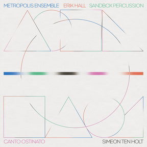 the album cover for Metropolis Ensemble - Canto Ostinato