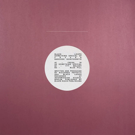 the album cover for Black Loops - Something Special (Bonus Track)