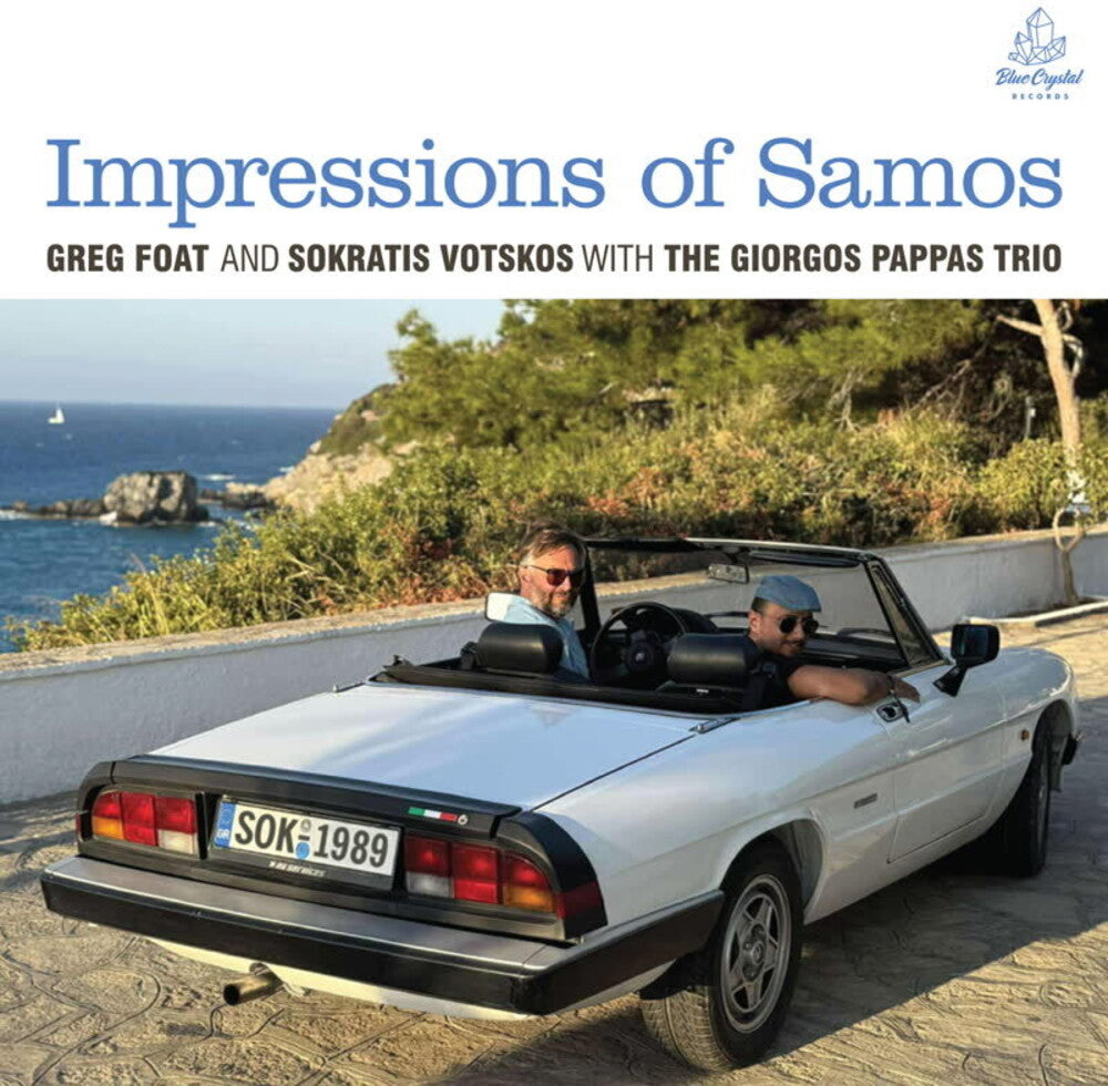 the album cover for Greg Foat - Impressions Of Samos