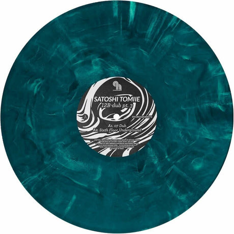 the album cover for Satoshi Tomiie - 12b-Dub Part 3 [Colored Vinyl] (Ep) (Teal)