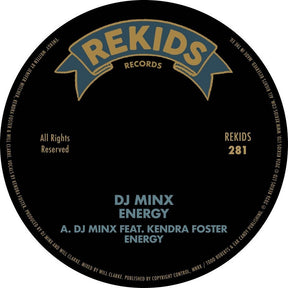 the album cover for DJ Minx - Energy