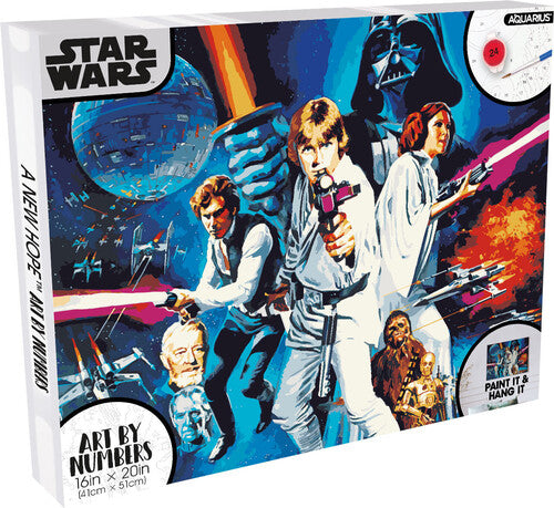 Star Wars One Sheet 16x20 Art By Numbers - Star Wars One Sheet 16x20 Art By Numbers - Collectibles