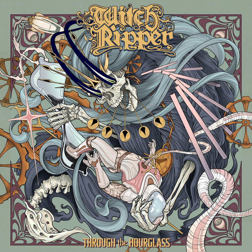 the album cover for Witch Ripper - Through the Hourglass