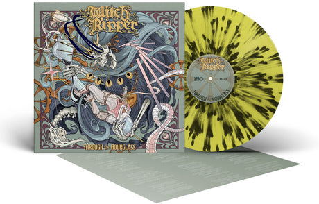 the album cover for Witch Ripper - Through The Hourglass - Yellow/Black (Blk) [Colored Vinyl]
