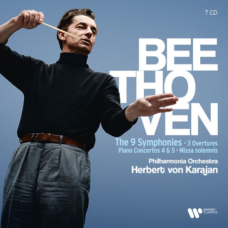 the album cover for Von Herbert Karajan  / Philharmonia Orchestra - Beethoven: 9 Symphonies