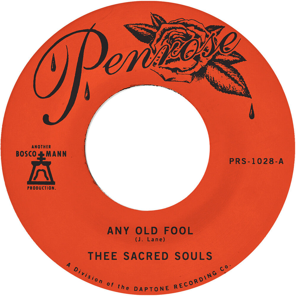 the album cover for Thee Sacred Souls - Any Old Fool B/W Price I'll Pay
